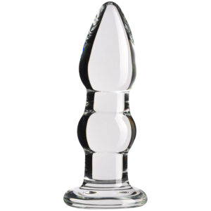 Sinful Groove Large Glas Butt Plug - Klar