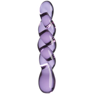 Sinful Twisted Lover Glas Dildo 19.8 cm - Rosa