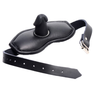 Strict Leather Penis Gag - Sort