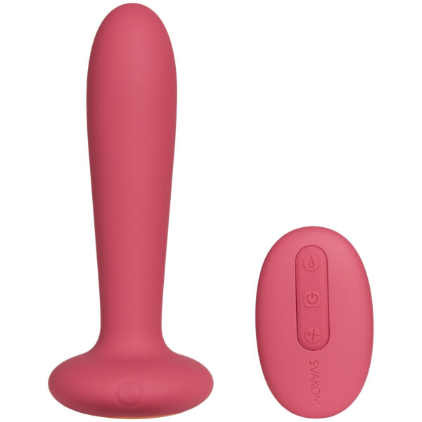 Svakom Primo Warming Butt Plug Vibrator - Pink