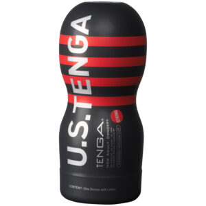 Tenga U.S. Strong Vacuum Suction Cup Masturbator - Sort