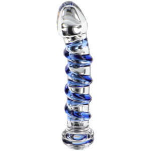 ToyJoy G-spot Gemstone Glas Dildo 18 cm - Klar