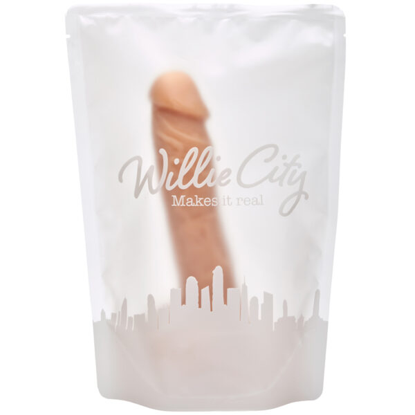 Willie City Luxe Realistisk Silikone Dildo 21 cm - Nude