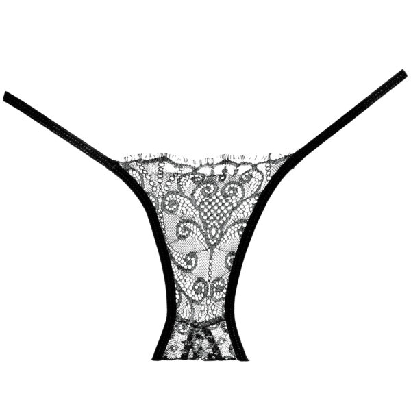 Allure Lingerie Allure Enchanted Open Back Trusse - Sort