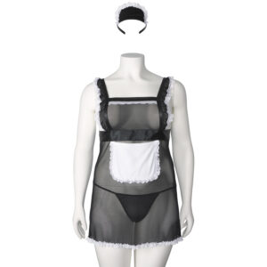 Nortie Stuepige Kostume Plus Size - Sort
