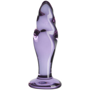 Sinful Twisted Lover Glas Butt Plug - Lilla