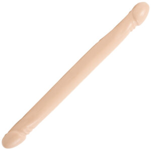 Doc Johnson Double Header Dong Smooth 45 cm - Nude