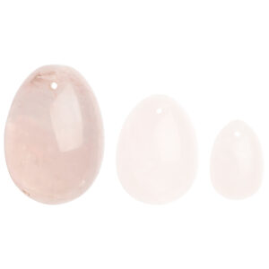 La Gemmes Yoni Æg Rose Quartz - Rosa - L