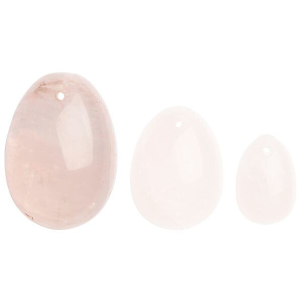 La Gemmes Yoni Æg Rose Quartz - Rosa - L