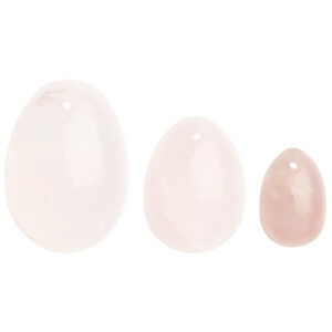 La Gemmes Yoni Æg Rose Quartz - Rosa - S