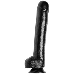 Master Series Master Cock The Black Destroyer Huge Dildo 42 cm - Sort