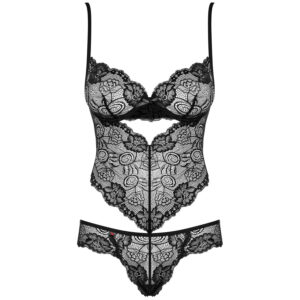 Obsessive Alluria Teddy - Sort - S/M