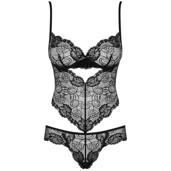 Obsessive Alluria Teddy - Sort - S/M