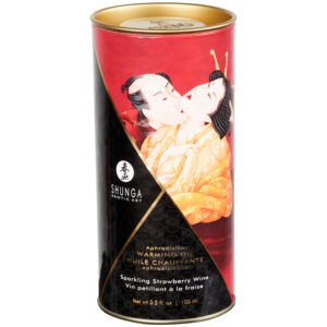 Shunga Aphrodisiac Varmende Olie 100 ml - Rød