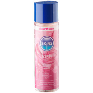 Skins Juicy Bubblegum Burst Vandbaseret Glidecreme 130 ml - Klar