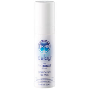 Skins Naturlig Vandbaseret Delay Serum 30 ml - Hvid