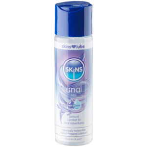 Skins Sensual Comfort Hybrid Silikone og Vandbaseret Anal Glidecreme 130 ml - Klar