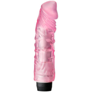 baseks Realistisk Multispeed Dildo Vibrator XL - Rosa