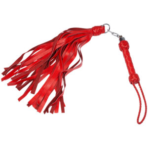 Mister B Impact Premium Læderflogger 90 cm - Rød
