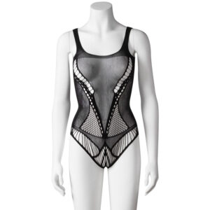 Nortie Augusta Bundløs Bodystocking - Sort - One Size