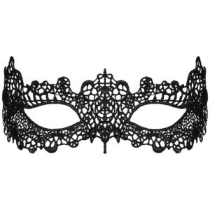 Obsessive Guipure Maske - Sort