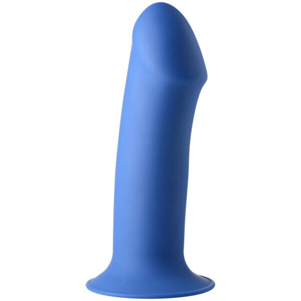 Squeeze-It Squeezable Blå Dildo 18,5 cm - Mørkeblå