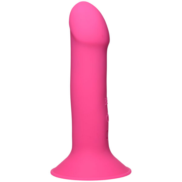 Squeeze-It Squeezable Vibrerende Pink Dildo 17,5 cm - Rosa