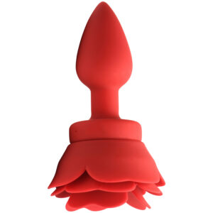 Booty Sparks Rose Vibrerende Butt Plug Small - Rød