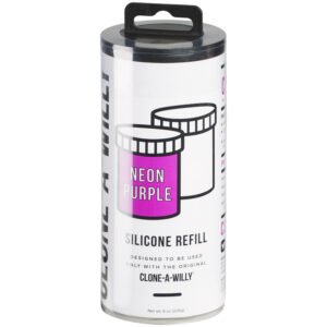 Clone-A-Willy Neon Lilla Silikone Refill - Lilla