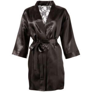 Cottelli Blonde Kimono - Sort - S/M