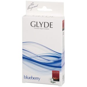 Glyde Ultra Veganske Kondomer 10 stk - Blå