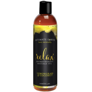 Intimate Earth Økologisk Massageolie 120 ml - Klar