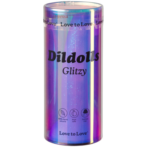 Love To Love Dildolls Glitzy Dildo 19 cm - Rosa
