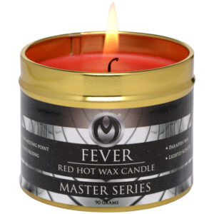 Master Series Fever Hot Wax Lys Rød - Rød