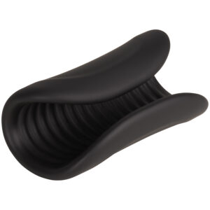Mr. Membr MR.MEMBR Ribbed Silikone Stroker - Sort