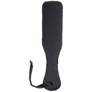 Obaie Blød Kunstlæder Spanking Paddle - Sort