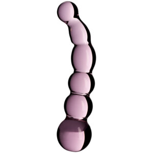 Sinful Rose Groove Glas Dildo 17,5 cm - Pink