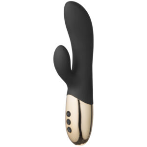 Sinful Warm Opladelig Rabbit Vibrator - Sort