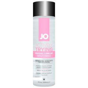 System JO Actively Trying Glidecreme 120 ml - Klar