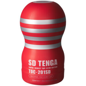 TENGA SD Regular Vacuum Cup Masturbator - Rød