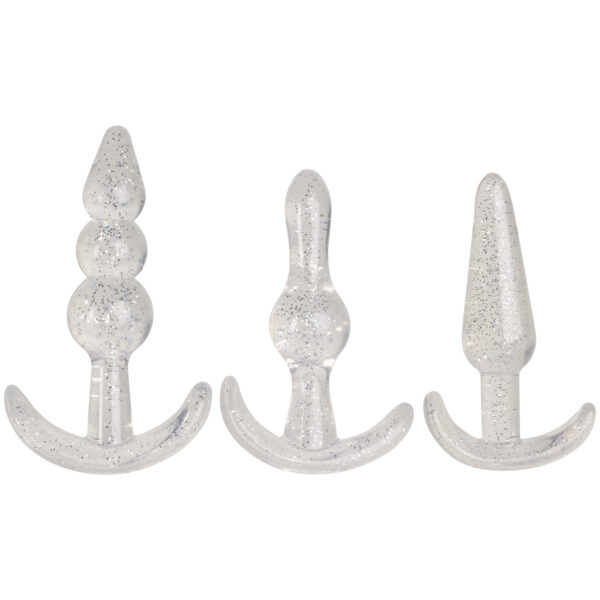 baseks Glitter Booty Begynder Butt Plug Sæt - Klar
