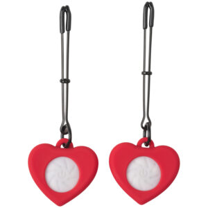 Charmed Light Up Heart Tweezer Brystklemmer - Sort