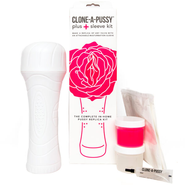 Clone-A-Pussy Plus Klon Din Vagina Sæt med Sleeve - Pink