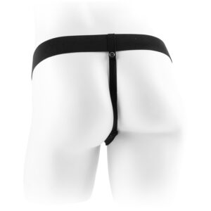 Fetish Fantasy Series Fetish Fantasy Hollow Strap-on med Kugler 23 cm - Nude