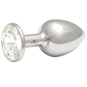 Rosebuds Swarovski Cristal Butt Plug Medium - Sølv