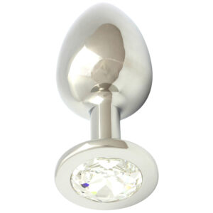 Rosebuds Swarovski Cristal Plug XLarge - Sølv