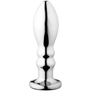 Sinful Rumble Groove Vibrerende Butt Plug - Sølv