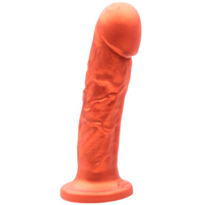 Tantus Goliath Vibrerende Super Soft Dildo 18,4 cm - Orange