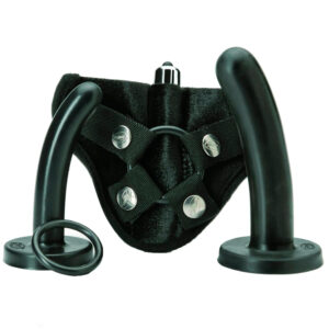 Tantus Strap-on Bend Over Intermediate Kit - Sort