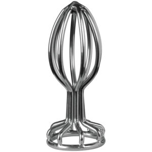 ANOS Metal Cage Butt Plug - Sølv